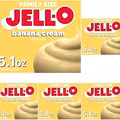 Jell-O pudim instantaneo de creme de banana