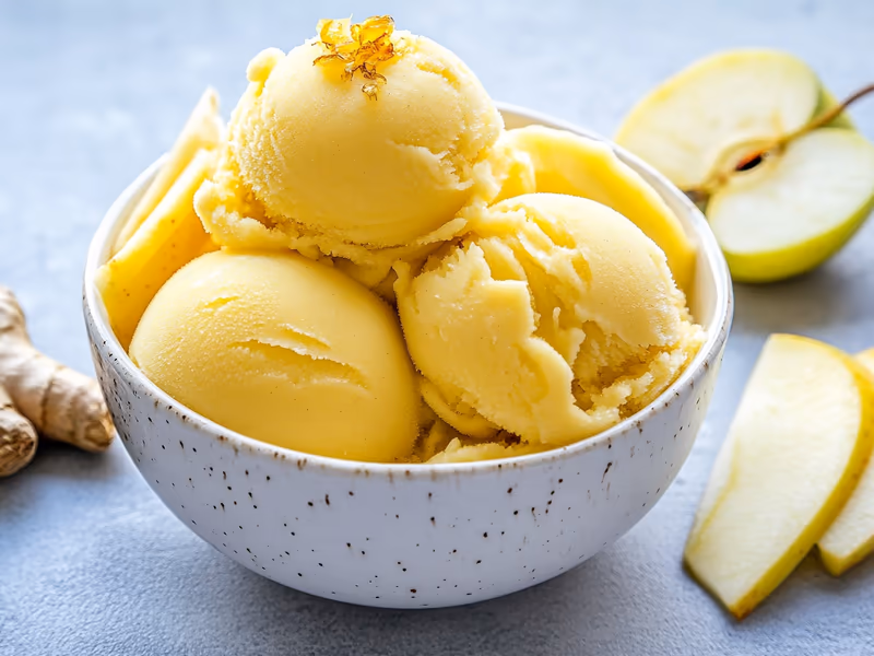 Apple Ginger Sorbet - Ninja Creami Recipe