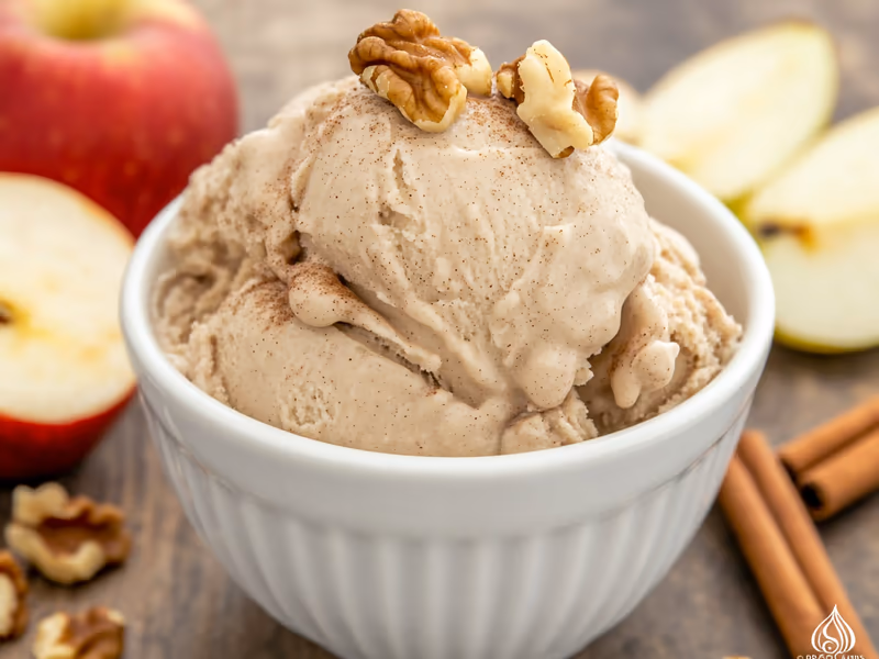 Apple Walnut Greek Frozen Yogurt - Ninja Creami Recipe