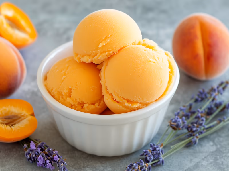 Apricot Lavender Sorbet - Ninja Creami Recipe