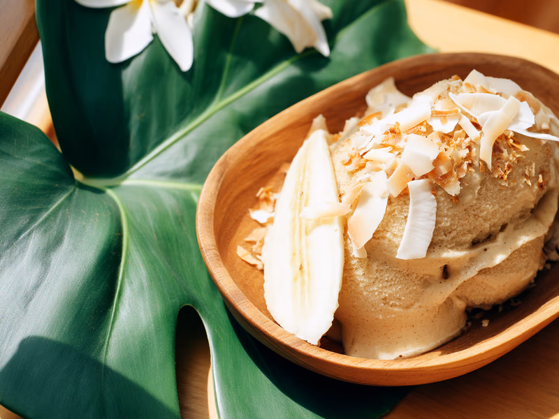 Banana Coconut Sorbet - Ninja Creami Recipe
