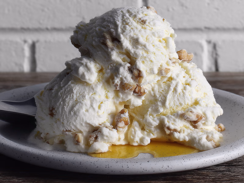 Frozen Yogurt de Banana com Nozes