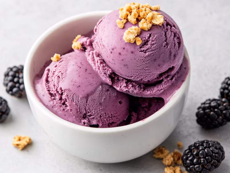 Blackberry Crumble Ice Cream - Ninja Creami Recipe
