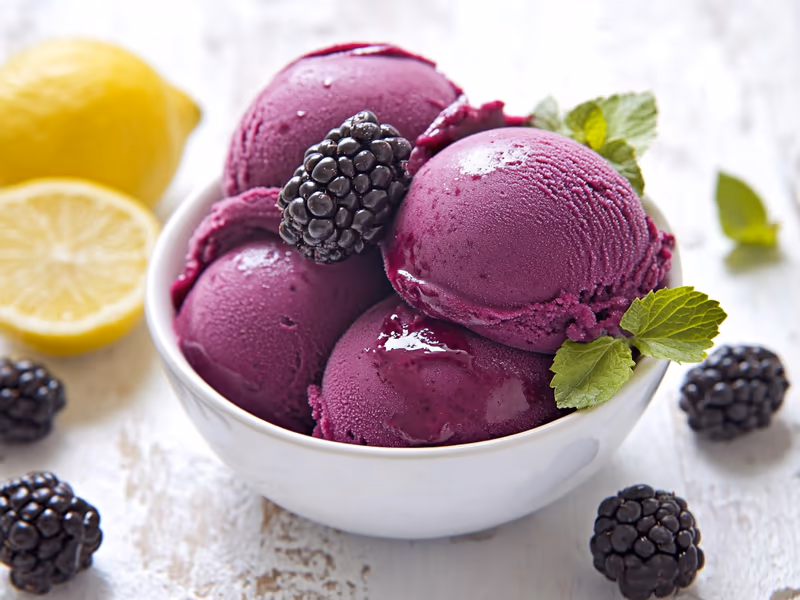 Blackberry Sorbet - Ninja Creami Recipe