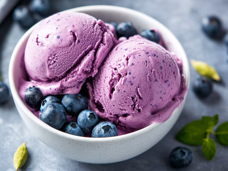 Blueberry Cardamom Ice Cream - Ninja Creami Recipe
