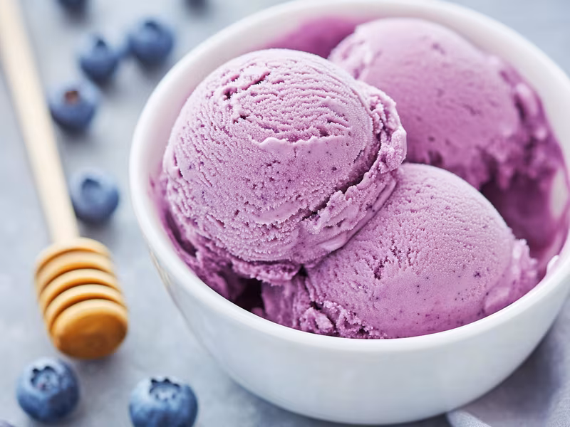 Blueberry Honey Ice Cream - Ninja Creami Recipe