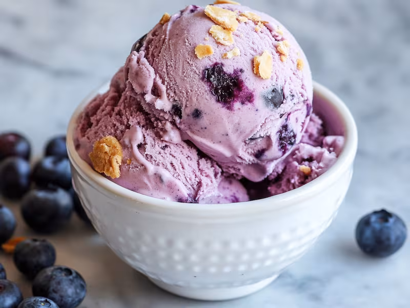 Blueberry Pie Ice Cream - Ninja Creami Recipe