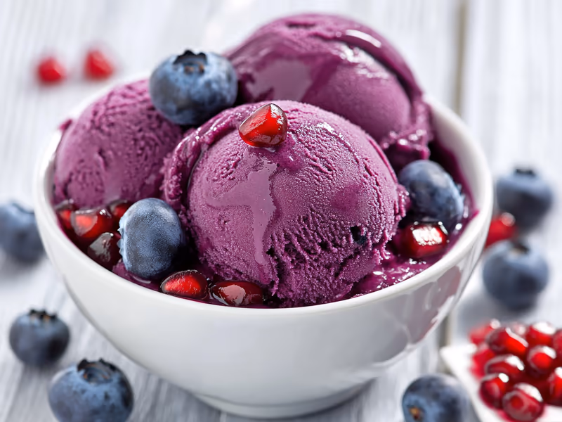 Blueberry Pomegranate Sorbet - Ninja Creami Recipe