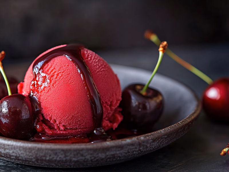 Cereza Balsamic Sorbete