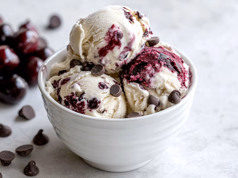 Cherry Chocolate Chip Ice Cream - Ninja Creami Recipe