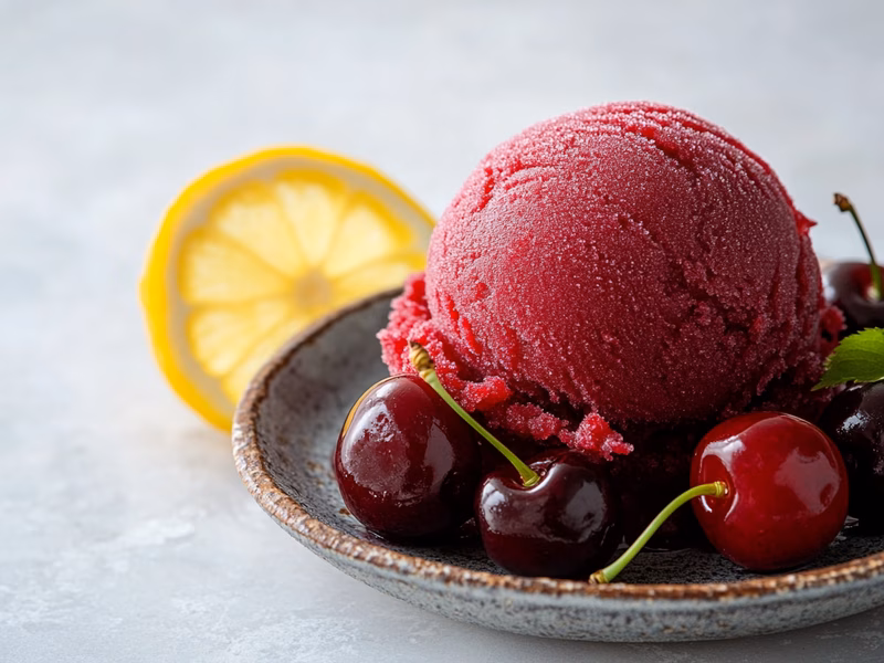 Cereza Limón Sorbete