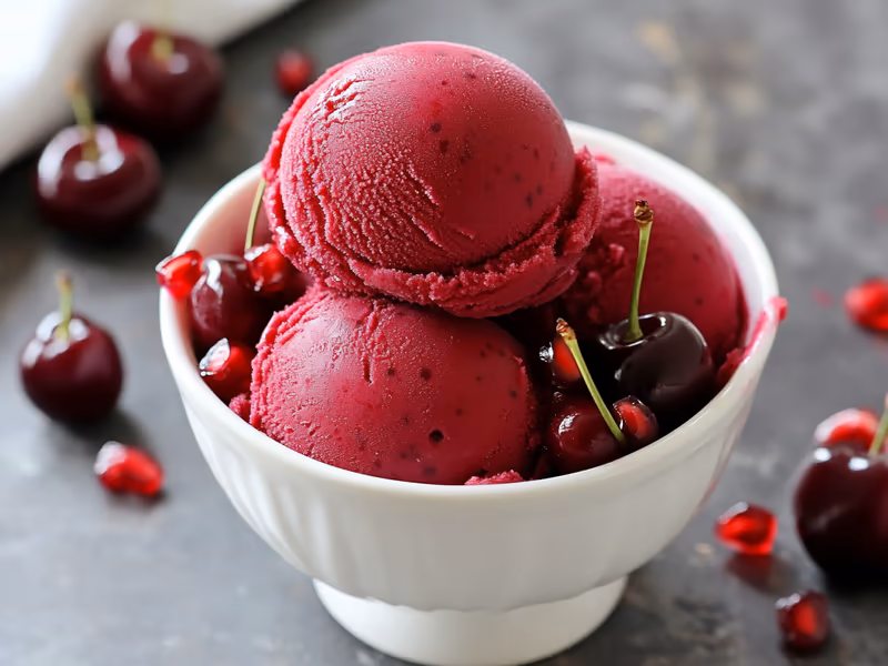 Cherry Pomegranate Sorbet - Ninja Creami Recipe