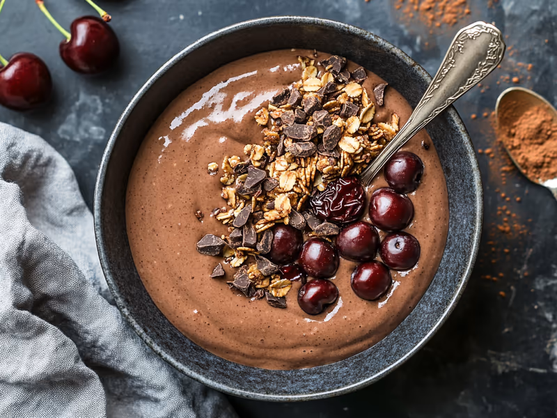 Chocolate Cherry Smoothie Bowl - Ninja Creami Recipe
