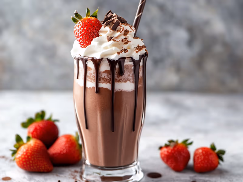 Chocolate Covered Strawberry Milkshake - Ninja Creami Recipe