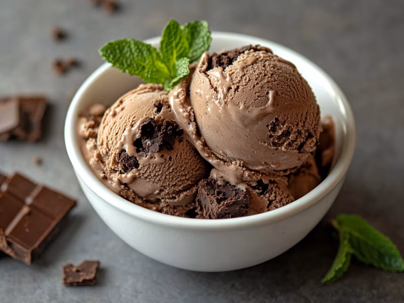 Chocolate Mint Brownie Cookie Ice Cream - Ninja Creami Recipe