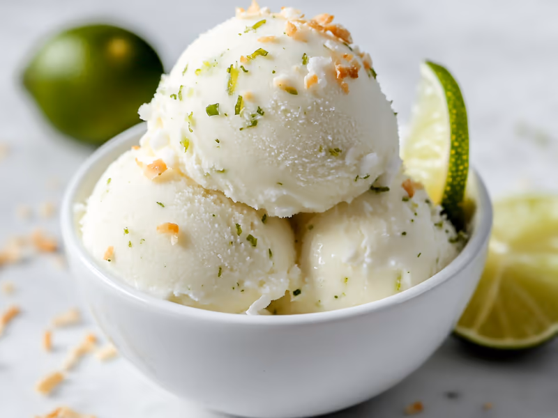 Coconut Lime Sorbet - Ninja Creami Recipe