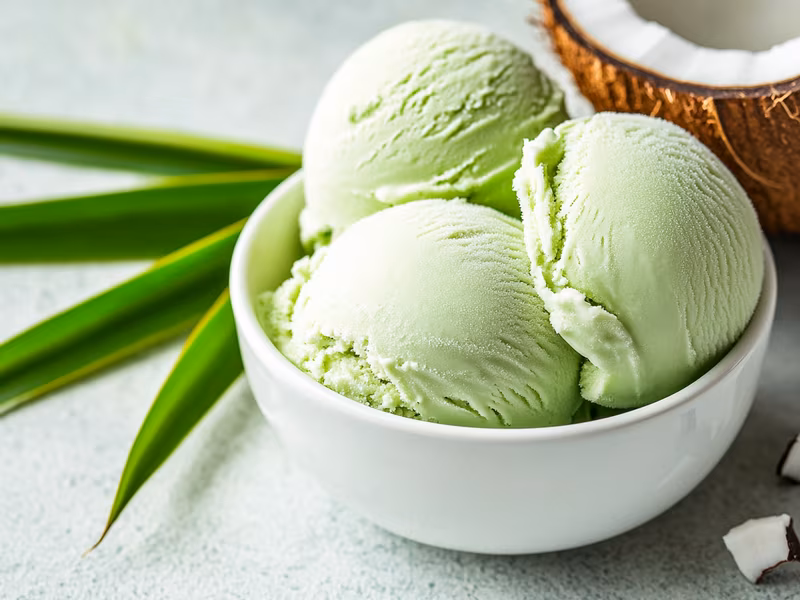 Coconut Pandan Ice Cream - Ninja Creami Recipe
