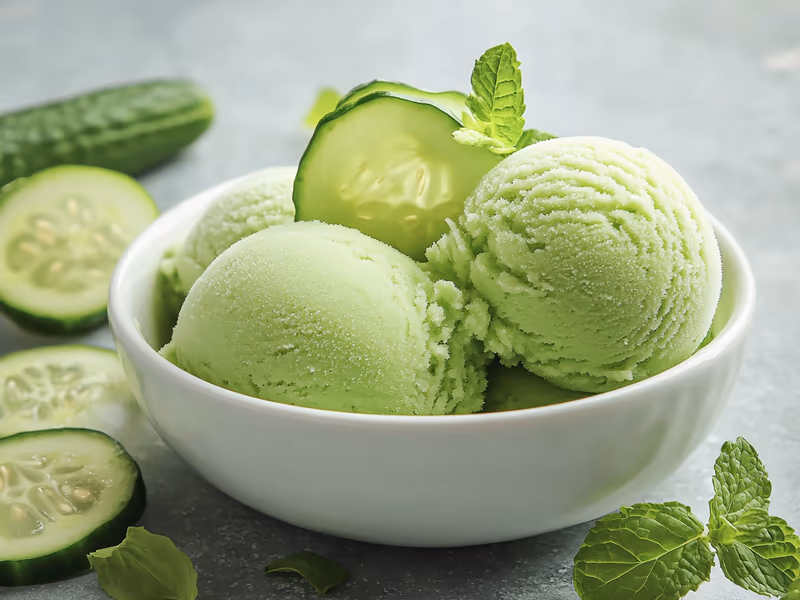 Cucumber Mint Sorbet - Ninja Creami Recipe