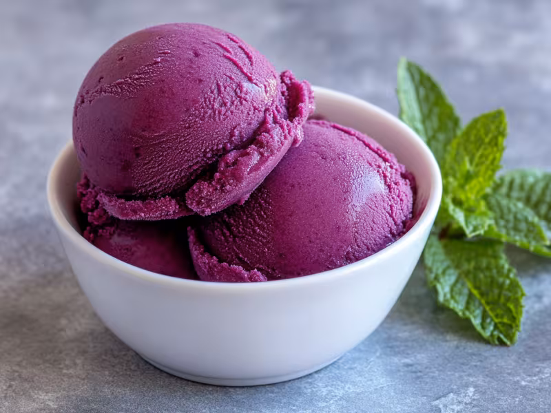 Grape Mint Sorbet - Ninja Creami Recipe