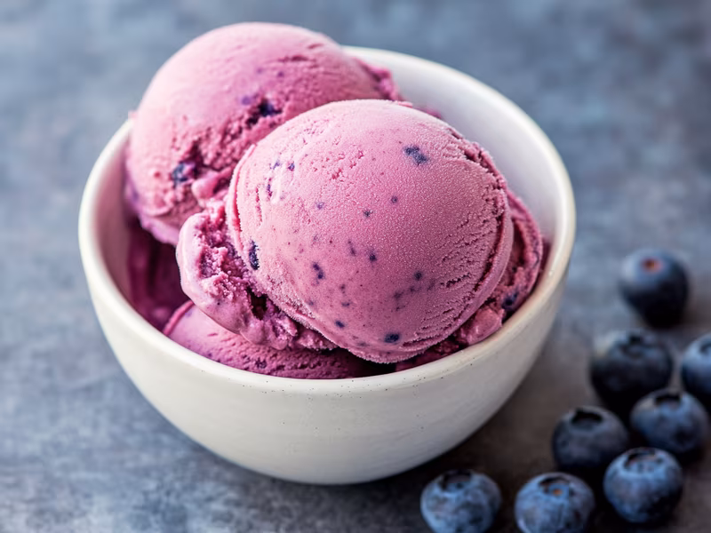 Keto Blueberry Ice Cream - Ninja Creami Recipe