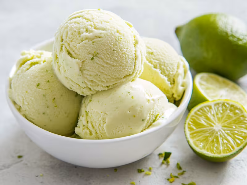 Key Lime Frozen Yogurt