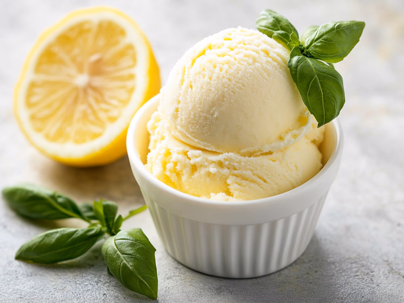 Limón Basil Gelato