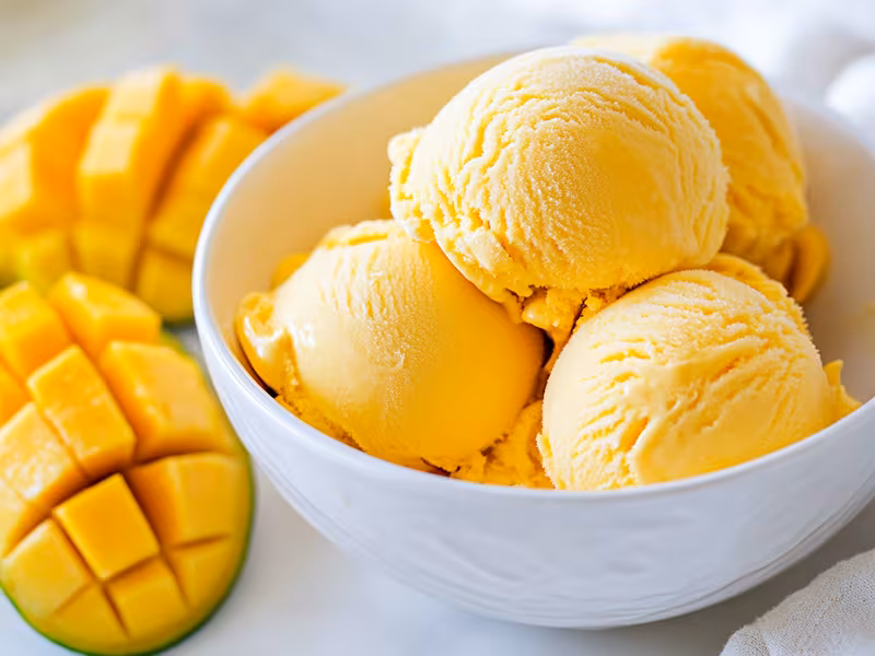 Mango Cream Ice Cream