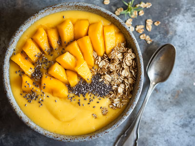 Mango Ginger Smoothie Bowl - Ninja Creami Recipe