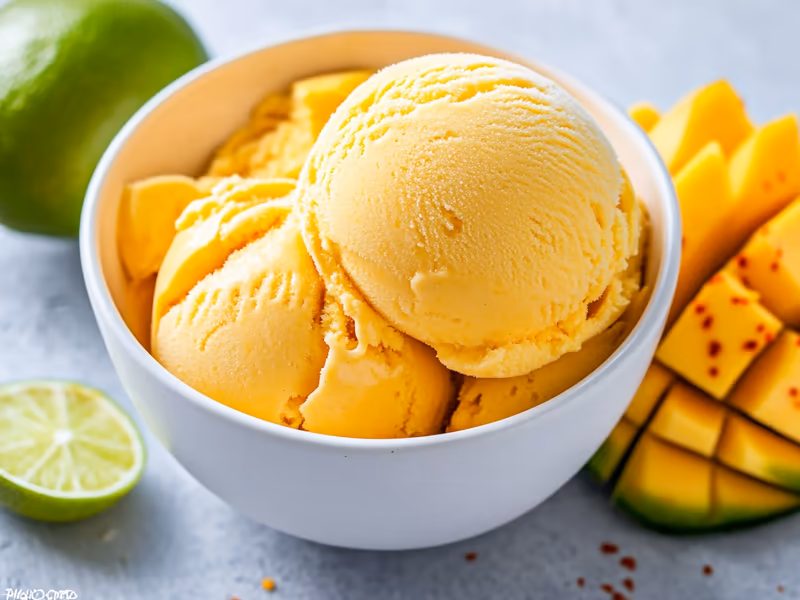 Mango Lime Chili Ice Cream - Ninja Creami Recipe