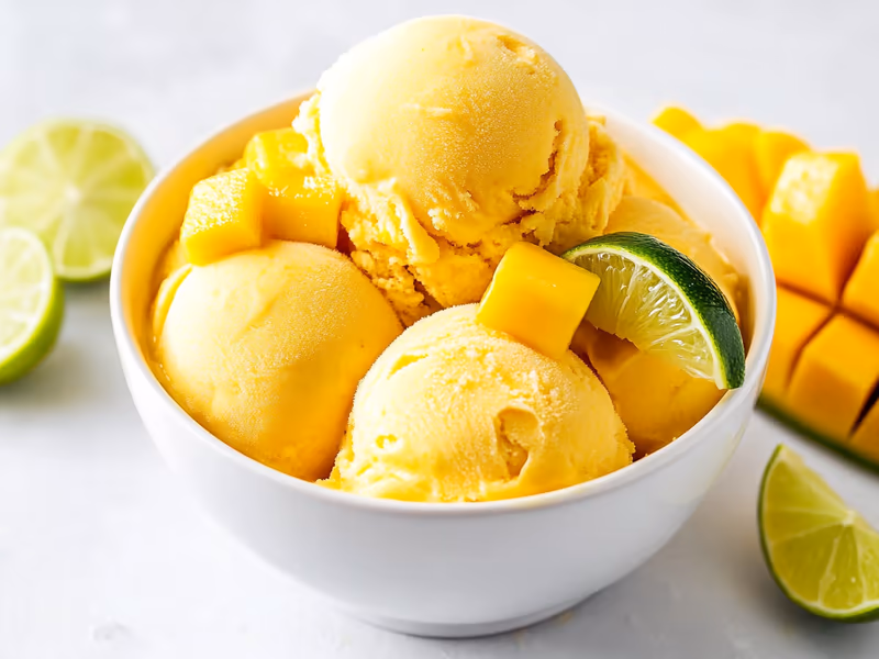 Mango Lime Greek Frozen Yogurt - Ninja Creami Recipe