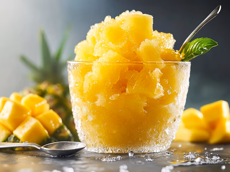 Mango Pineapple Italian Ice - Ninja Creami Recipe