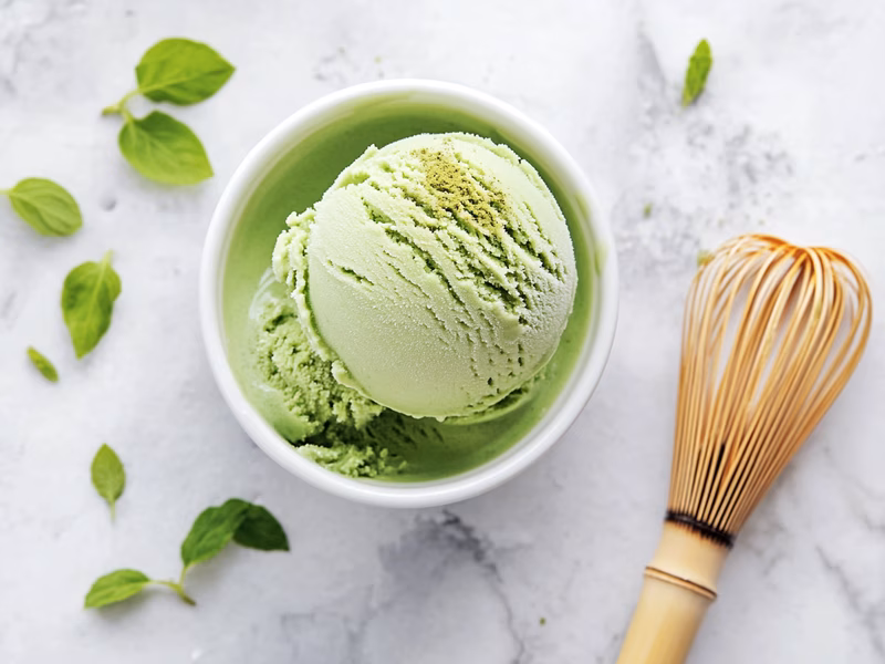 Helado Proteico de Matcha