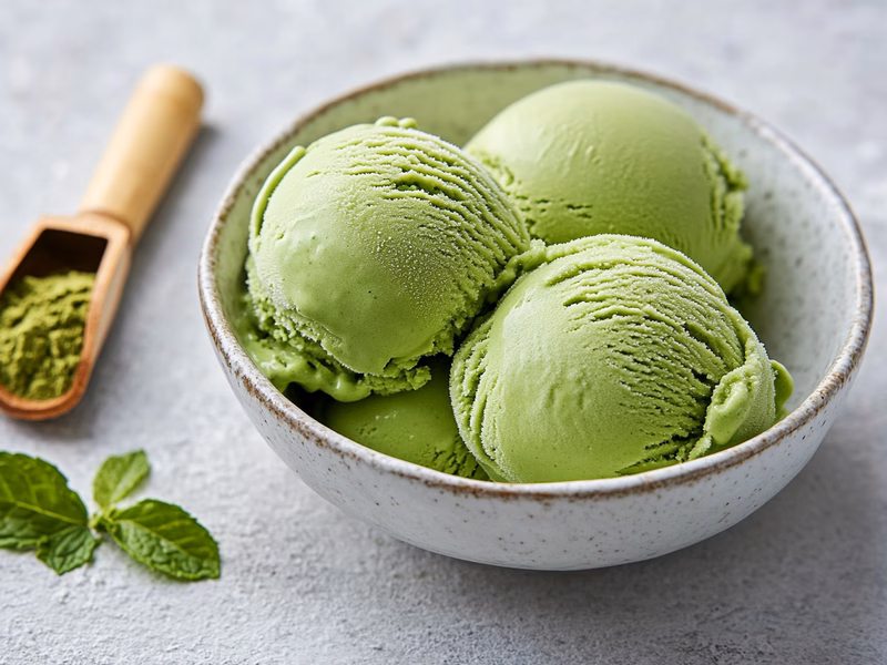 Mint Matcha Ice Cream
