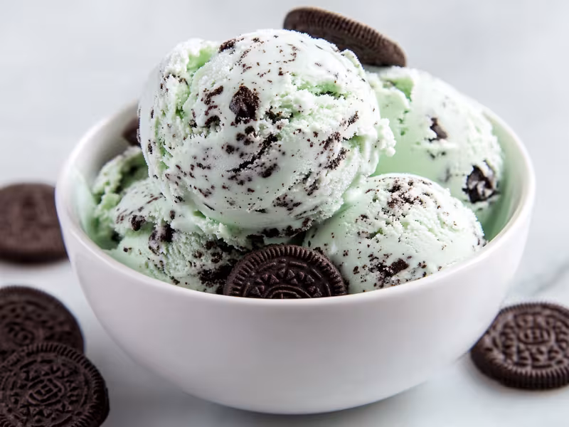 Mint Oreo Ice Cream