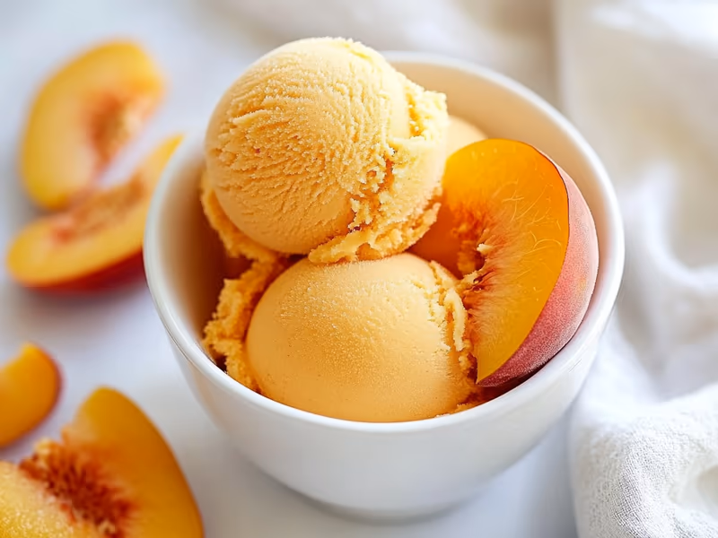 Nectarine Vanilla Sorbet - Ninja Creami Recipe