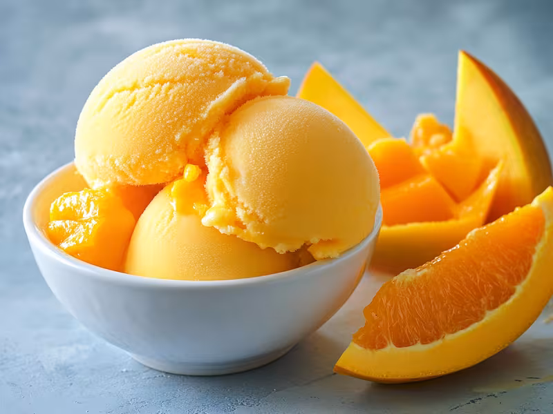 Orange Mango Sorbet