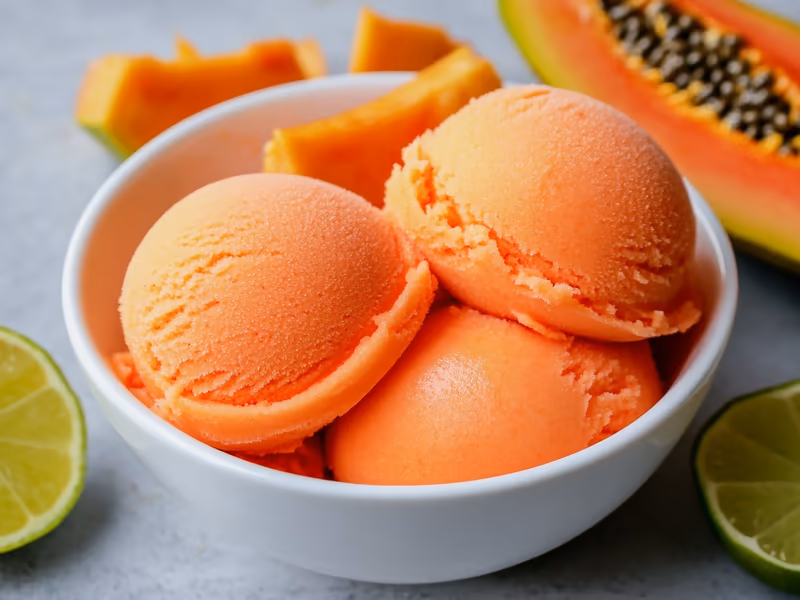 Papaya Sorbet - Ninja Creami Recipe