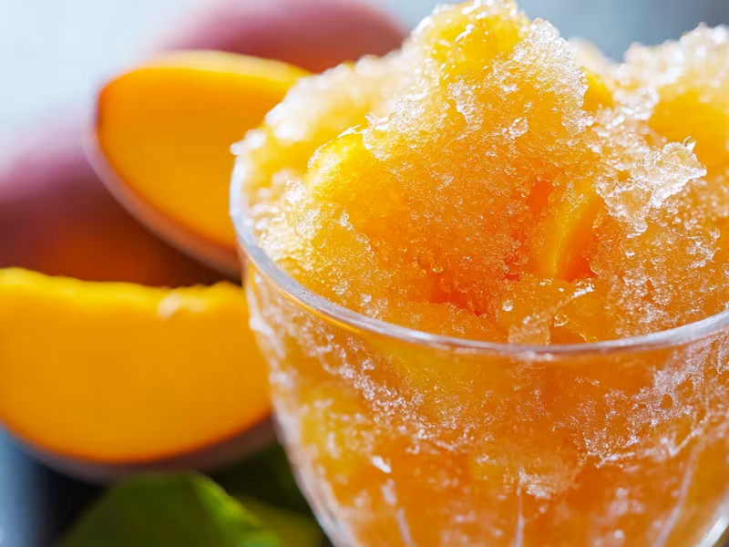 Peach Mango Italian Ice
