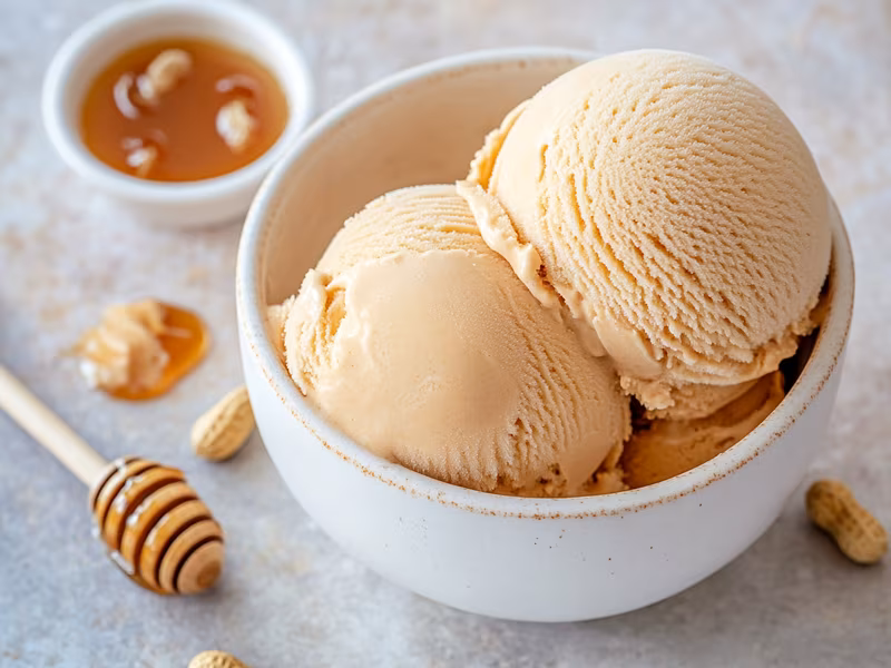 Peanut Butter Honey Ice Cream - Ninja Creami Recipe