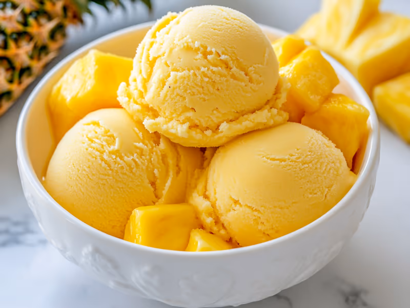 Pineapple Mango Sorbet - Ninja Creami Recipe