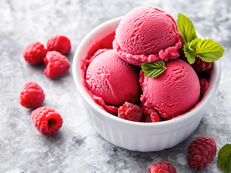 Raspberry Sorbet - Ninja Creami Recipe