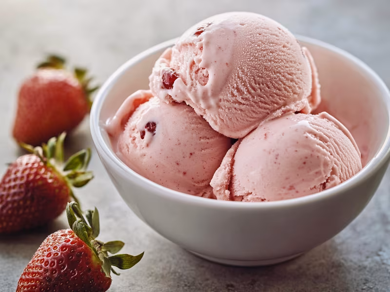 Roasted Strawberry Ice Cream - Ninja Creami Recipe