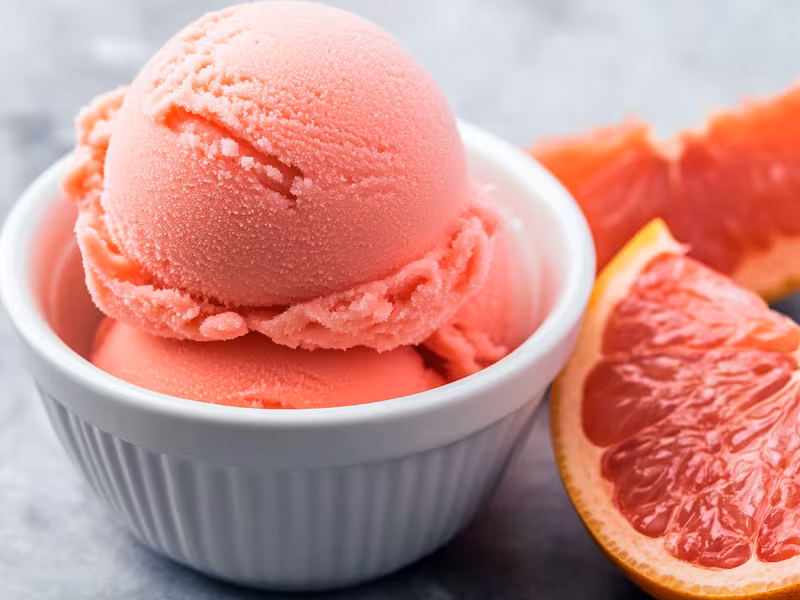 Ruby Grapefruit Sorbet - Ninja Creami Recipe