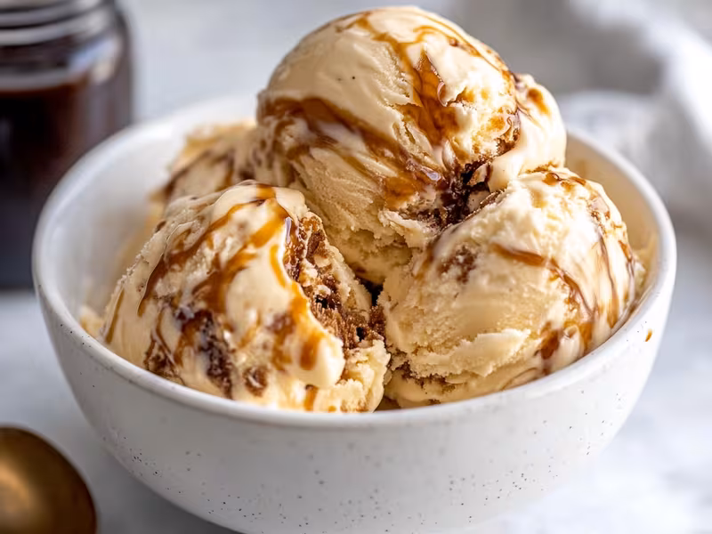 Salted Caramel Frozen Yogurt - Ninja Creami Recipe