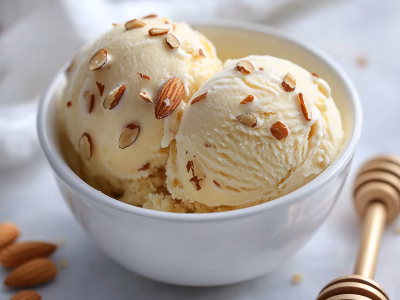 Salted Honey Almond Ice Cream - Ninja Creami Recipe