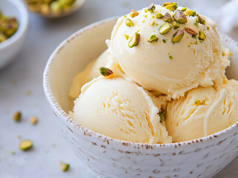 Salted Honey Pistachio Ice Cream