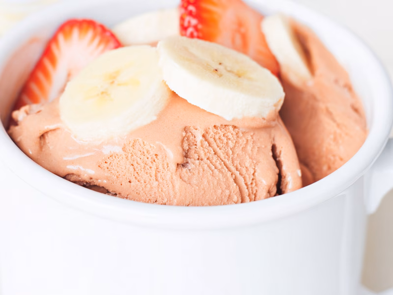 Helado de Fresa y Plátano - Ninja Creami Recipe