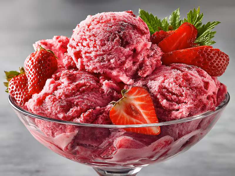 Strawberry Cream Gelato - Ninja Creami Recipe