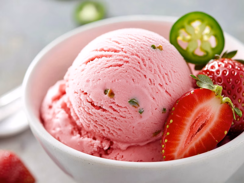 Fresa Jalapeño Helado - Ninja Creami Recipe