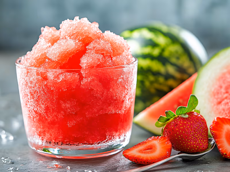 Strawberry Watermelon Italian Ice